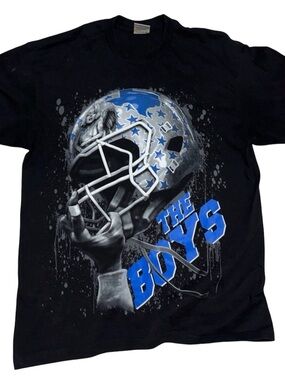 Vintage Dallas Cowboys The Boys Street Certified Helmet T-Shirt
